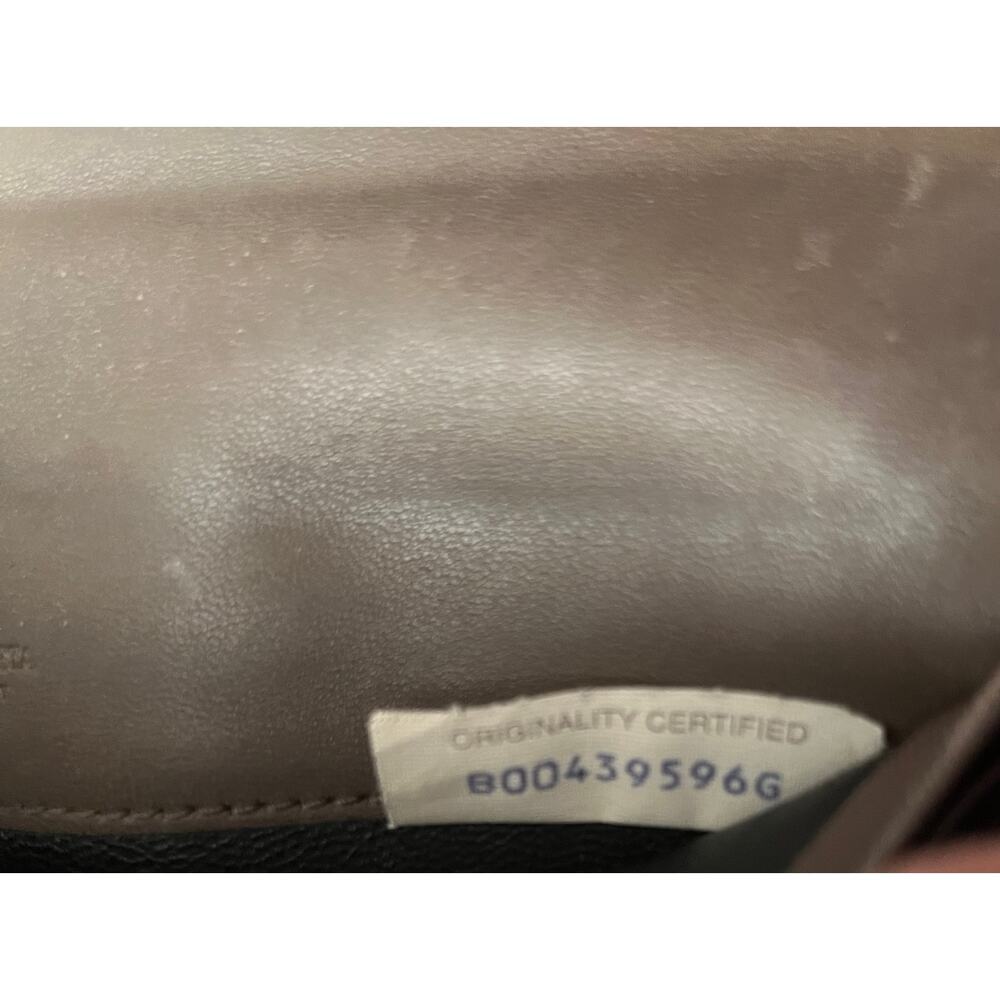 BOTTEGA VENETA Intreacciato Leather Continenta Wallet Brown/Gray W/COA and Box - Picture 6 of 16
